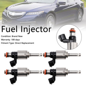 2013-2017 HONDA ACCORD 2.4L 4X Fuel Injector 16450-5LA-A01 Generic