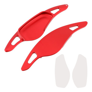 2018-2025 BMW G01 G02 G05 G06 G07 G80 G82 Steering Wheel Paddle Shifter Extensions Aluminium Red Generic