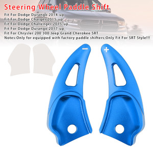 Chrysler 200 300 Jeep Grand Cherokee SRT Paddle Shifter Extension Aluminium Blue Generic