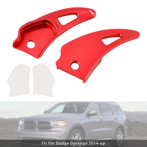 2014-up Dodge Durango Paddle Shifter Extension Aluminium Red Generic