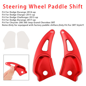 2014-up Dodge Durango Paddle Shifter Extension Aluminium Red Generic