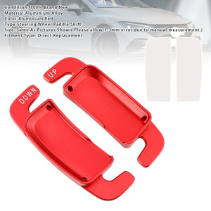 2021- Mercedes-Benz A/C/E/S/V/G-Class EQA Metris Steering Wheel Paddle Shifter Extension Aluminium Red Generic