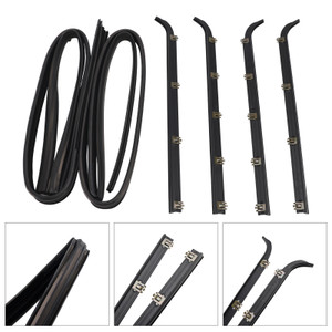 1997 Ford F250 HD Front 4PCS Door Window Seal Belt Weatherstrip + 2PCS Seal Kit Generic