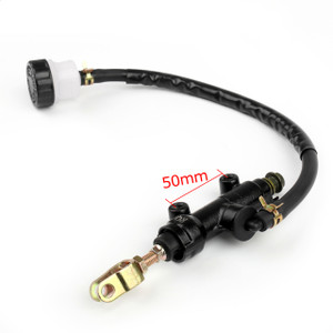 Rear Brake Master Cylinder Pump For Kawasaki ER250 Z250 Z300 ER400 ER500 EX250, Black