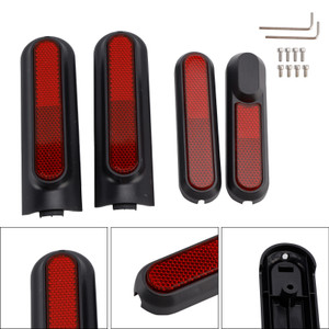 Set of 4 Scooter Side Covers with Rear Reflector for Xiaomi 4 Pro(1st Gen) Red