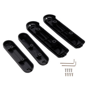 Set of 4 Scooter Side Covers with Rear Reflector for Xiaomi 4 Pro(1st Gen) Red