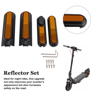Set of 4 Scooter Side Covers with Rear Reflector for Xiaomi 4 Pro(1st Gen) Yellow