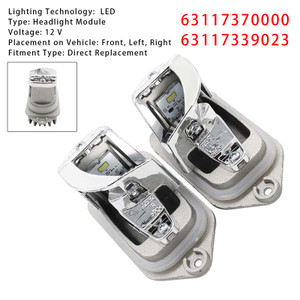 2013-2015 BMW 7 Series F01 F02 F03 2X LED Headlight Module 63117370000 63117339023 Generic
