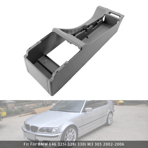 2002-2006 BMW E46 325i 328i 330i M3 305 Centre Console Armrest Trim Base Grey Generic
