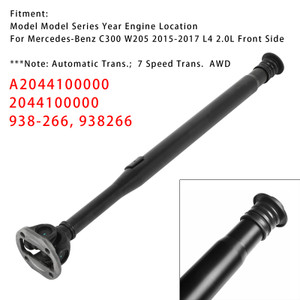 2015-2017 Mercedes-Benz C300 W205 L4 2.0L Front Side Front Driveshaft Prop Shaft 2044100000 Generic