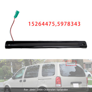 1997-2004 Oldsmobile Silhouette 3rd Brake Light Rear 15264475 Black and Red Generic
