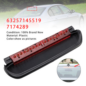 2006-2013 BMW 3 Series Coupe E92 3rd Brake Light Rear 63257145519 Black and Red Generic