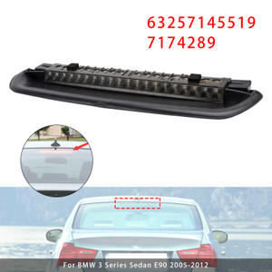 2005-2012 BMW 3 Series Sedan E90 3rd Brake Light Rear 63257145519 Smoked Generic