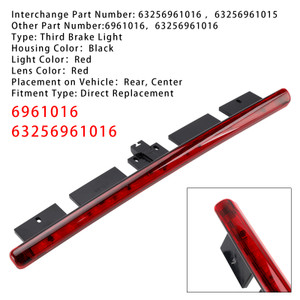 2003-2008 Mini Cooper Convertible（R52) Rear Third Brake Light 63256961016 Red Generic