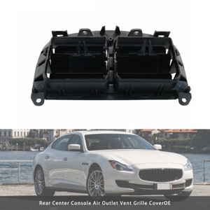 2013-2014 2016-2020 Maserati Quattroporte S Rear Center Console Air Outlet Vent Grille Cover Black Generic