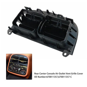 2013 Maserati Quattroporte Sport GTS Rear Center Console Air Outlet Vent Grille Cover Black Generic