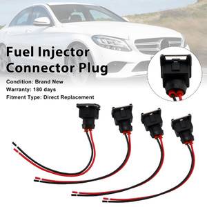 4-EV1 Fuel Injector Connector Plug Clip Pigtail Quick Disconnect Fit Daewoo