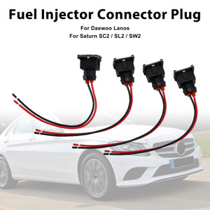 4-EV1 Fuel Injector Connector Plug Clip Pigtail Quick Disconnect Fit Daewoo