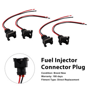 4-EV1 Fuel Injector Connector Plug Clip Pigtail Quick Disconnect Fit Daewoo