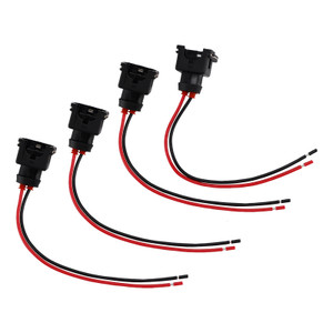 4-EV1 Fuel Injector Connector Plug Clip Pigtail Quick Disconnect Fit Daewoo