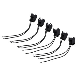 6-EV6 Fuel Injector Connector Plug Clip Pigtail Quick Disconnect Fit Hyundai