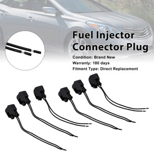 6-EV6 Fuel Injector Connector Plug Clip Pigtail Quick Disconnect Fit Hyundai