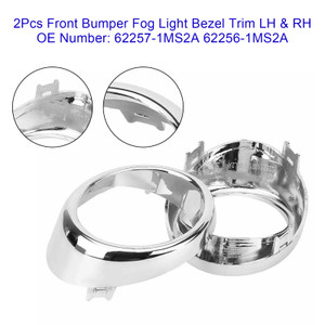 2011-2013 Infiniti G37 M56 M37 G25 Fog Light Lamp Bezel Cover Left+Right Side 62256-1MS2A Generic