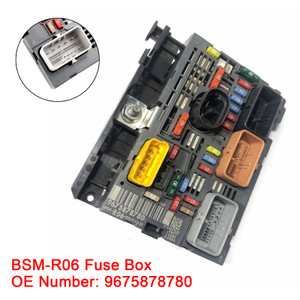2008-2013 Peugeot 308 BSM-R06 Fuse Box 9675878780 Generic