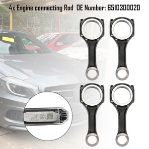 4x Engine connecting Rod 6510300020 For Mercedes OM651 W176 C117 W212 C218
