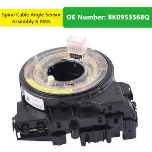 2009-2017 Audi A4 A5 Spiral Cable Angle Sensor Assembly 8 PINS 8K0953568Q Generic