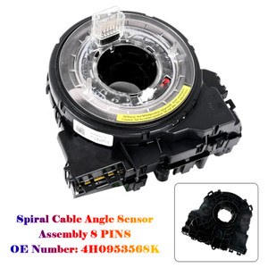 2010-2018 Audi A6 Spiral Cable Angle Sensor Assembly 8 PINS 4H0953568K Generic