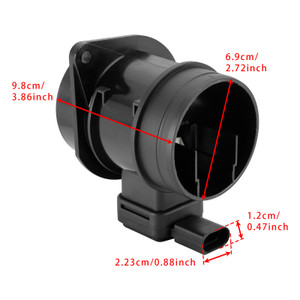 2009-2020 VW Beetle Caddy Golf Jetta Passat Polo Mass Air Flow Meter Sensor 5WK97023 Generic