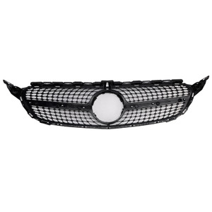 2015-2018 Benz C-Class W205 C250 C300 C400 Diamond Front Grille Generic
