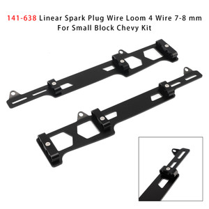 141-638 Linear Spark Plug Wire Loom 4 Wire 7-8 mm For Small Block Chevy Kit