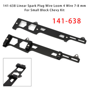 141-638 Linear Spark Plug Wire Loom 4 Wire 7-8 mm For Small Block Chevy Kit