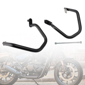2022-2025 Royal Enfield Hunter 350 Engine Guard Crash Bar Frame Protector Bumper Steel Black Generic