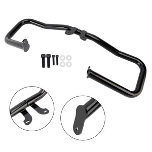 2014-2024 Touring Glide Engine Guard Crash Bar Frame Protector Bumper Steel Black Generic