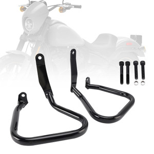 2022-2024 Softail Low Rider ST FXLRST Engine Guard Crash Bar Frame Protector Bumper Steel Black Generic