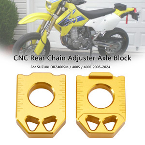 2005-2024 SUZUKI DRZ400SM/ 400S/ 400E CNC Rear Chain Adjuster Axle Block COL Generic