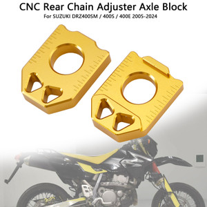 2005-2024 SUZUKI DRZ400SM/ 400S/ 400E CNC Rear Chain Adjuster Axle Block COL Generic