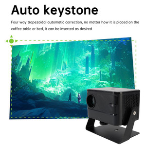 4K Projector Smart Android Home Projector Dual Frequency HD Projector Bedroom UK