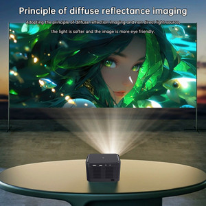 4K Projector Smart Android Home Projector Dual Frequency HD Projector Bedroom UK