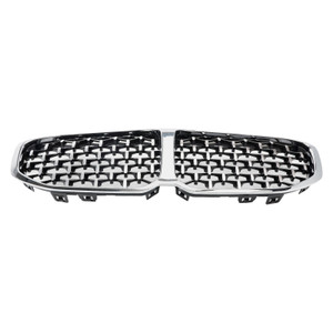 2019-2023 BMW 1 Series F40 Front Kidney Grille Silver Diamond Generic