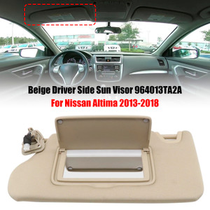 2013-2018 NISSAN Altima Beige Left Side Sun Visor 964013TA2A Generic