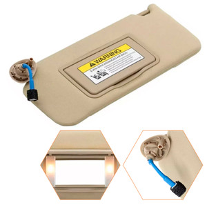 2008-2017 Honda Accord Left Driver Side Sun Visor 83280TA5A51ZA Beige Generic