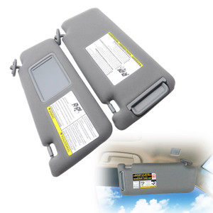 2005-2015 Toyota Tacoma Left+Right Side Sun Visor 74320-04181-B1 Gray Generic