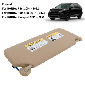 2017-2023 HONDA Ridgeline Gray Driver Side Sun Visor 83280-TG7-A12ZA Generic