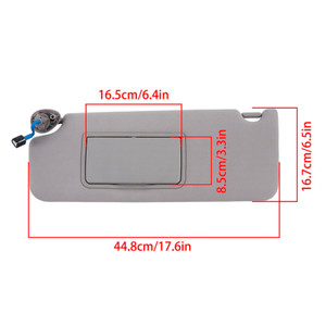 2019-2022 HONDA Passport Gray Driver Side Sun Visor 83280-TG7-A12ZB Generic