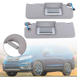 2016-2022 HONDA Pilot Gray Left+Right Side Sun Visor 83280-TG7-A12ZB Generic