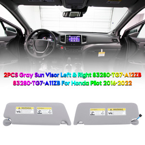2019-2022 HONDA Passport Gray Left+Right Side Sun Visor 83280-TG7-A12ZB Generic